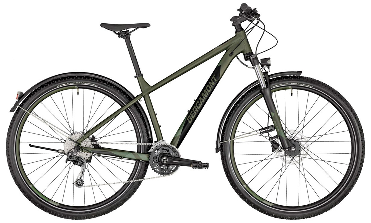 Фотография Велосипед 27,5" BERGAMONT REVOX 5 EQ (2020) 2020 Серо-зеленый